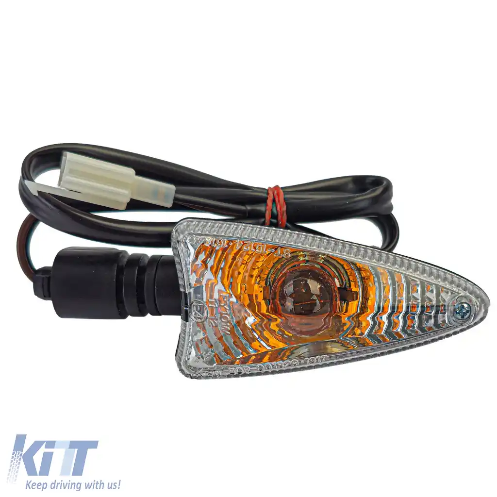 Indicator halogen universal pentru motocicletă SHOT cu E-Mark