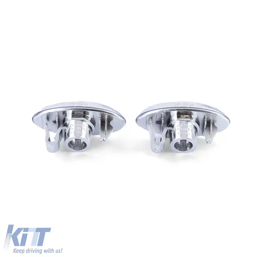 Indicator lateral din sticlă clară cu crom, potrivit pentru Peugeot 107 206 SW CC 307 407 607 și Toyota Aygo-image-6209508