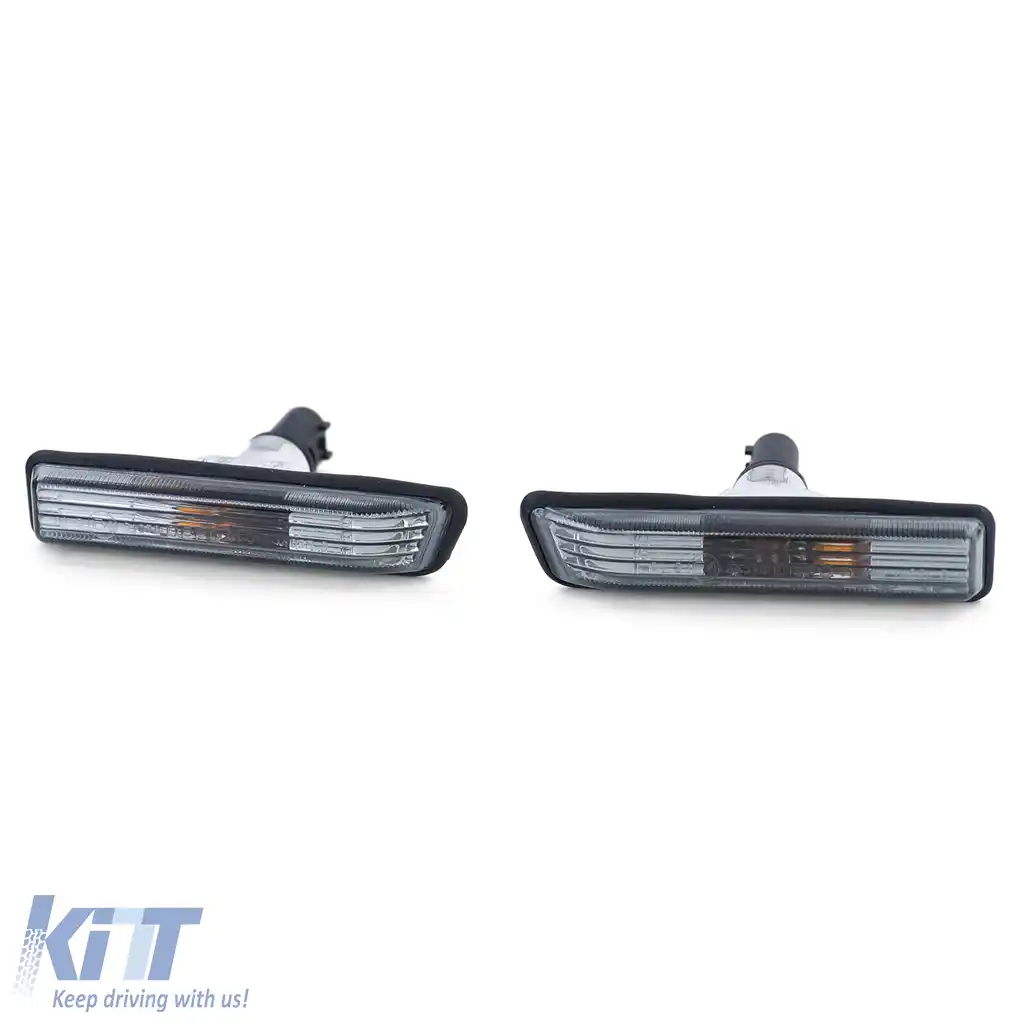 Indicator lateral din sticlă clară cu fum negru, cristal, potrivit pentru BMW Seria 3 E36 X5 E53-image-6209475