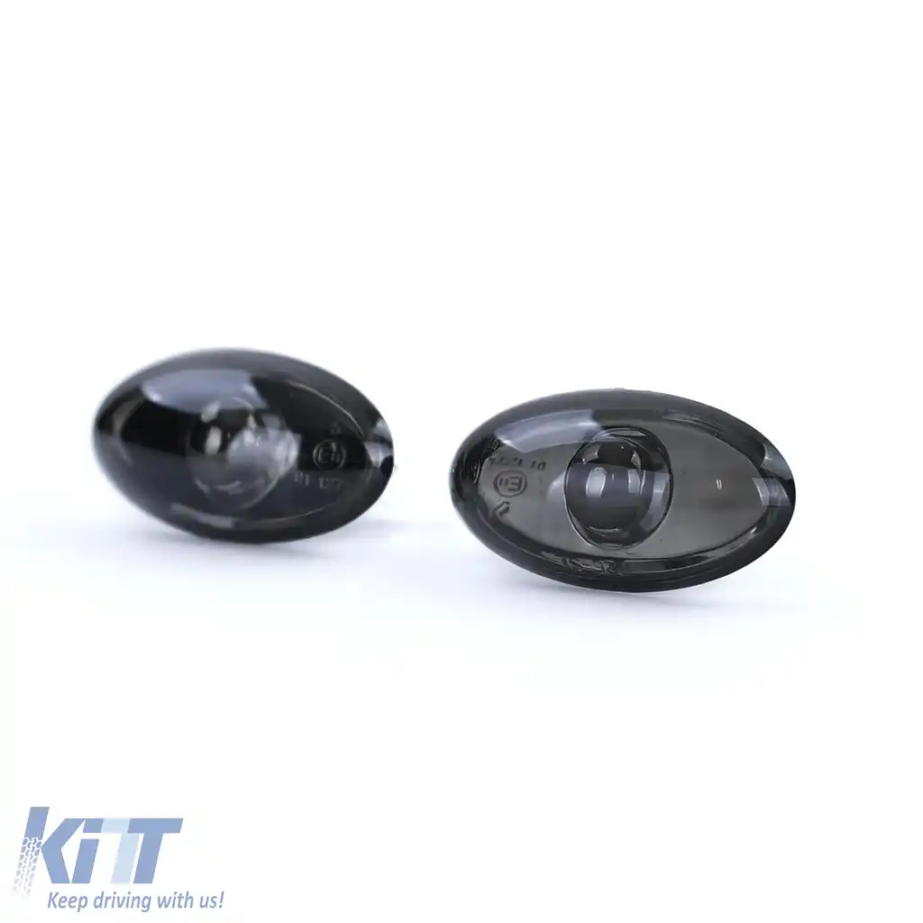 Indicator lateral din sticlă clară cu fum negru, potrivit pentru Peugeot 107 206 SW CC 307 407 607-image-6209872
