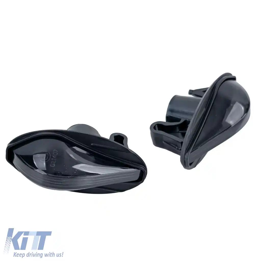 Indicator lateral din sticlă clară negru, potrivit pentru Peugeot 107 206 SW CC 307 407 607, Toyota Aygo-image-6209456