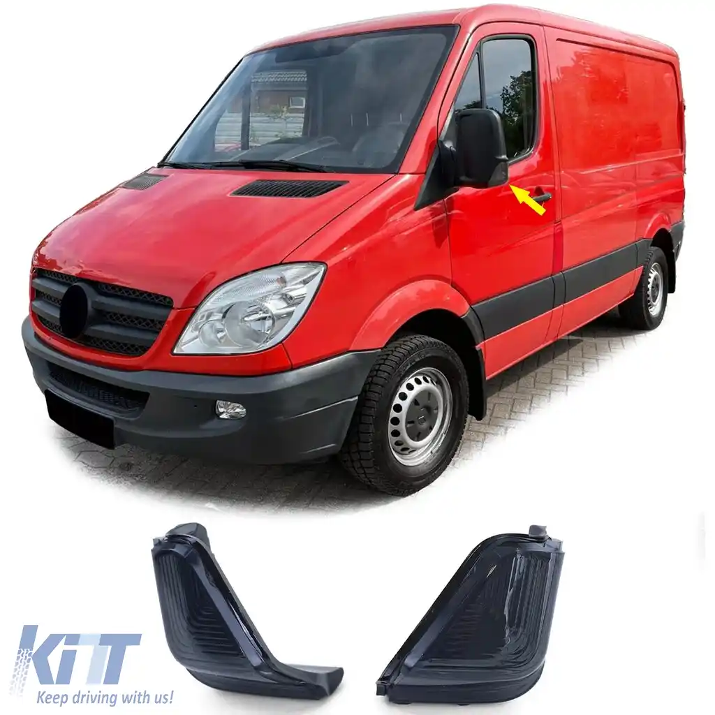 Indicator lateral oglindă fum negru, potrivit pentru Mercedes Sprinter Crafter 06-18