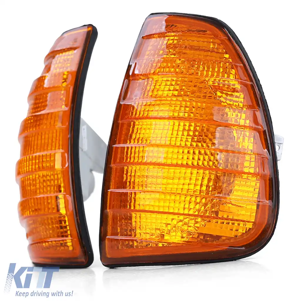 Indicator portocalie dreapta stânga pereche pentru Mercedes 123 W123 C123 S123 76-84-image-6194883