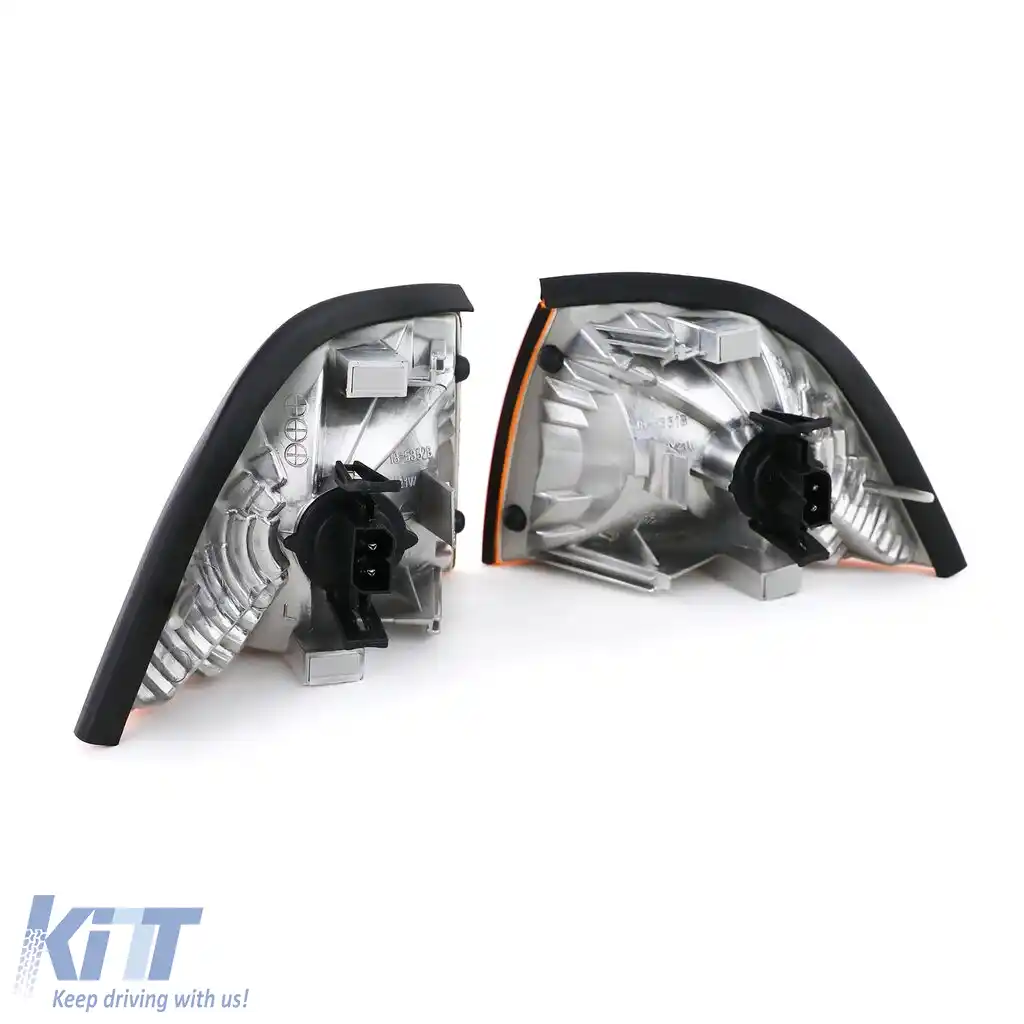 Indicator portocalie pereche dreapta stanga potrivit pentru BMW Seria 3 E36 Coupe Cabriolet 92-99-image-6191524