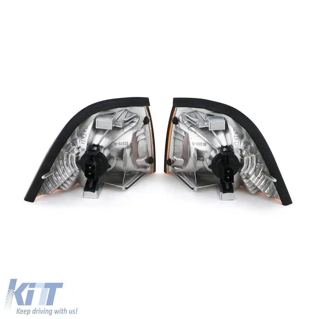 Indicator portocalie pereche dreapta stanga potrivit pentru BMW Seria 3 E36 Coupe Cabriolet 92-99-image-6191525