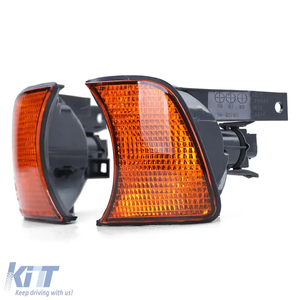 Indicator portocalie pereche dreapta stanga potrivit pentru BMW Seria 5 E34 87-97-image-6195820