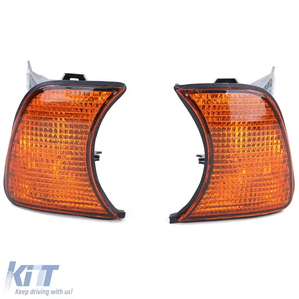 Indicator portocalie pereche dreapta stanga potrivit pentru BMW Seria 5 E34 87-97-image-6195822