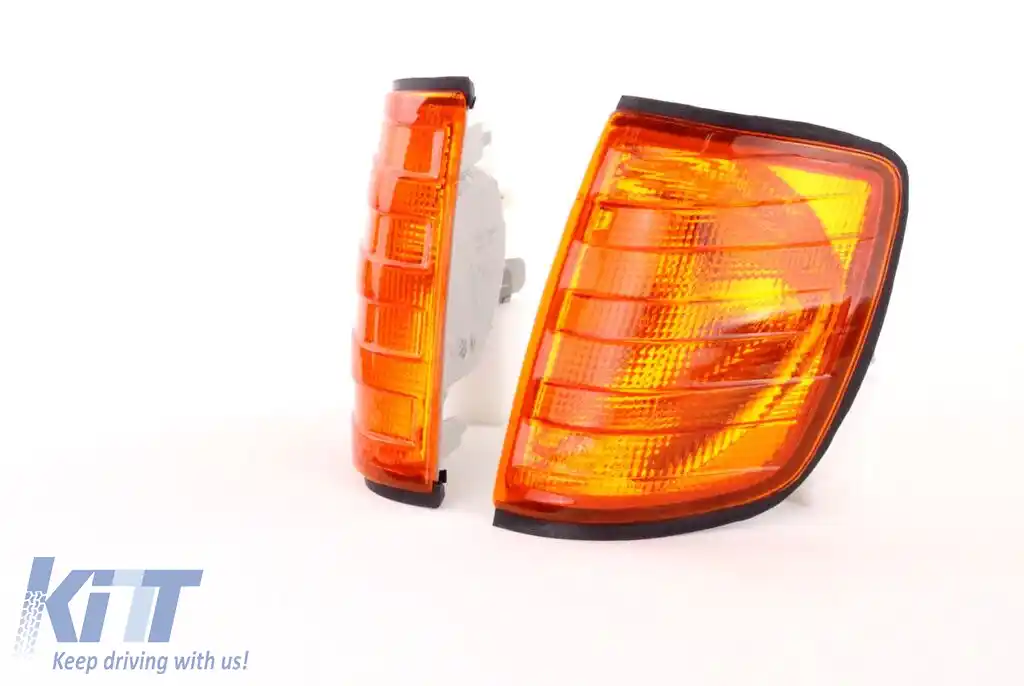 Indicator portocalie pereche potrivit pentru Mercedes W124 sedan C124 coupe S124 estate 85-93-image-6193810