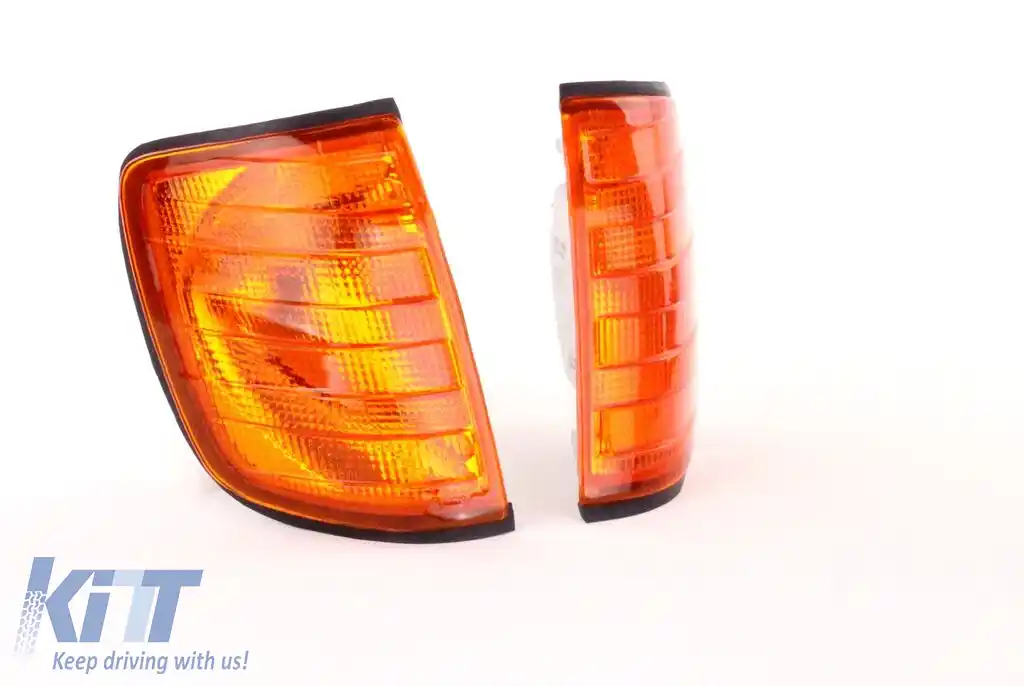 Indicator portocalie pereche potrivit pentru Mercedes W124 sedan C124 coupe S124 estate 85-93-image-6193818