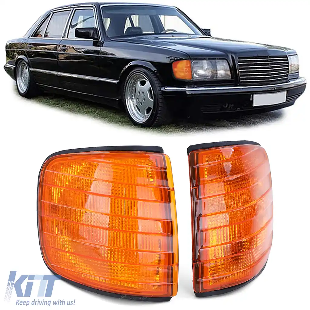 Indicator portocalie pereche stânga dreapta potrivit pentru Mercedes S-Class W126 79-91