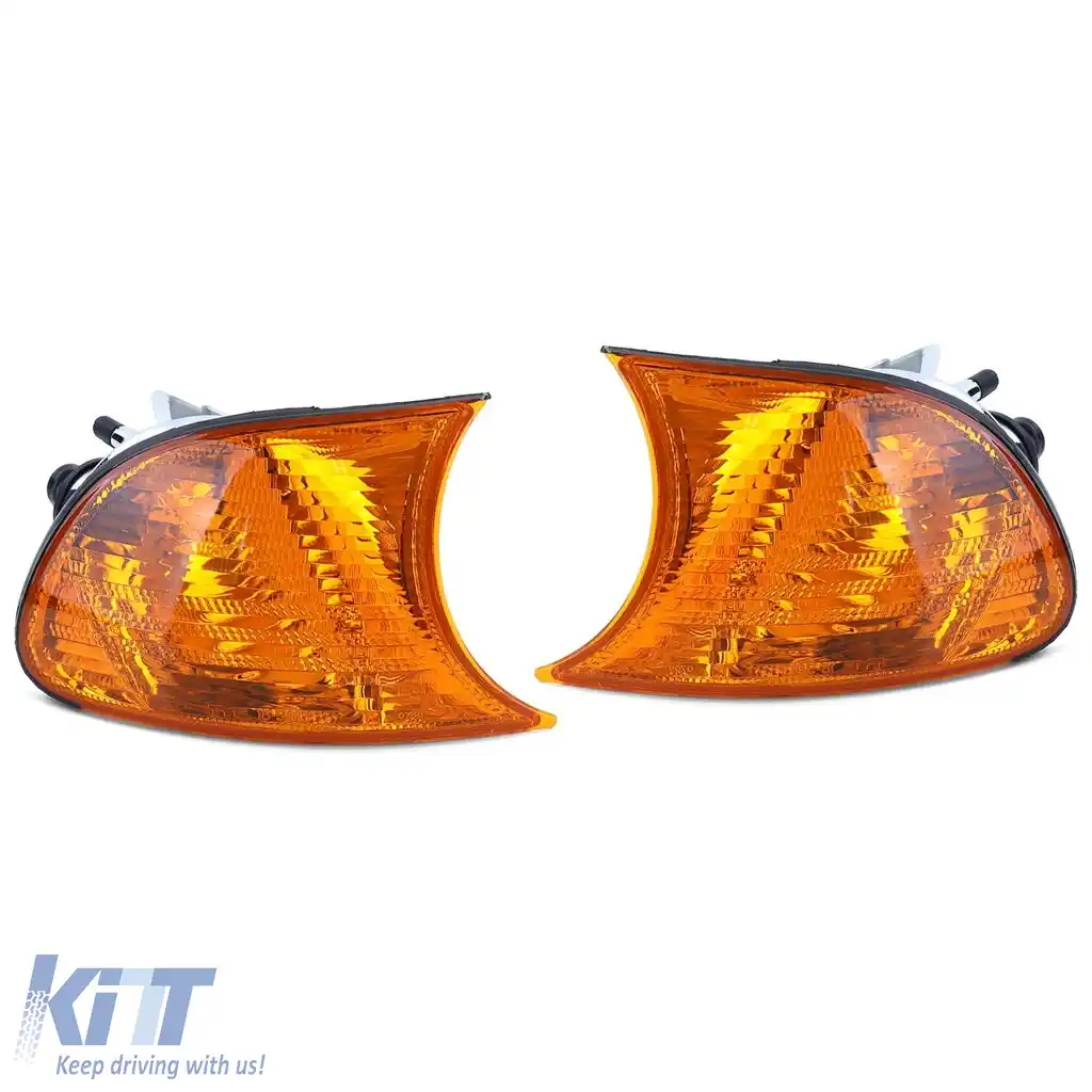 Indicator portocalie pereche stânga dreapta potrivit pentru BMW Seria 3 Coupe Cabrio E46 99-01
