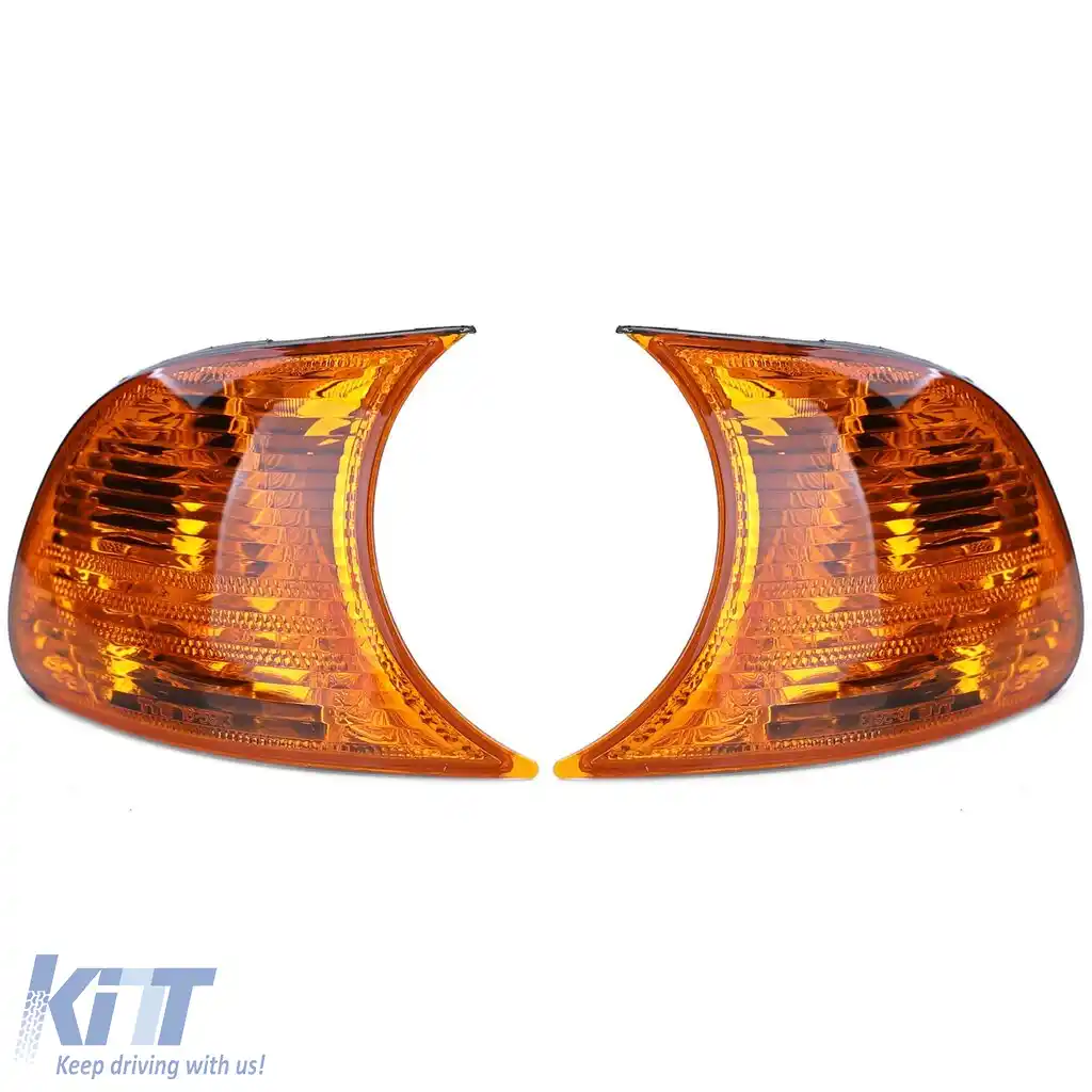 Indicator portocalie pereche stânga dreapta potrivit pentru BMW Seria 3 Coupe Cabrio E46 99-01-image-6197482