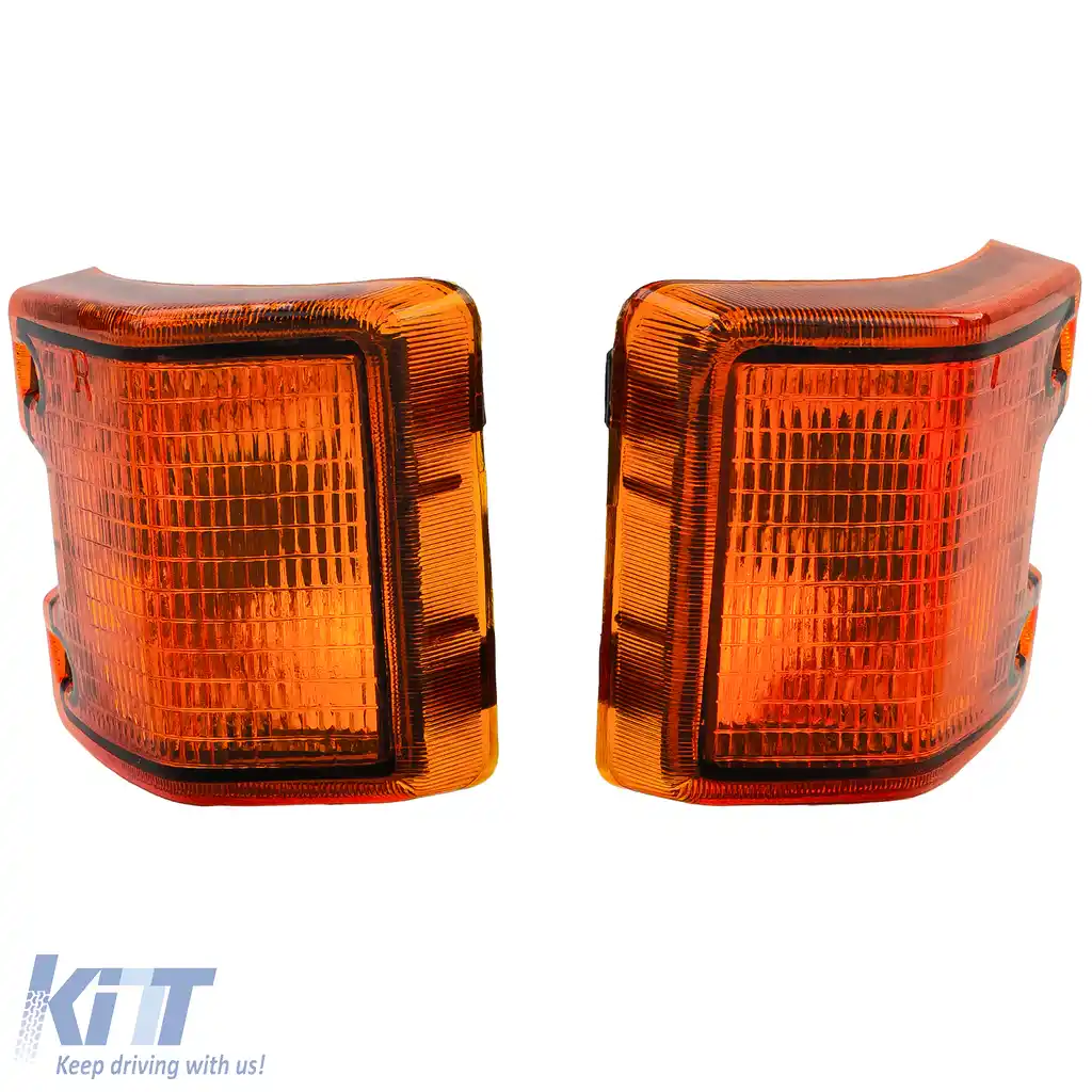 Indicator portocalie SET Dreapta + Stanga potrivit pentru VW T3 Bus Van Transporter 79-92-image-6205676