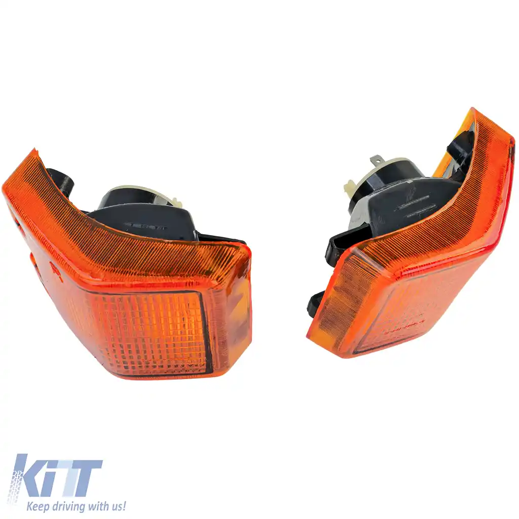 Indicator portocalie SET Dreapta + Stanga potrivit pentru VW T3 Bus Van Transporter 79-92-image-6205678