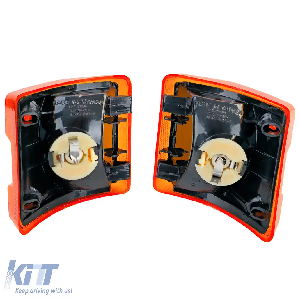 Indicator portocalie SET Dreapta + Stanga potrivit pentru VW T3 Bus Van Transporter 79-92-image-6205679