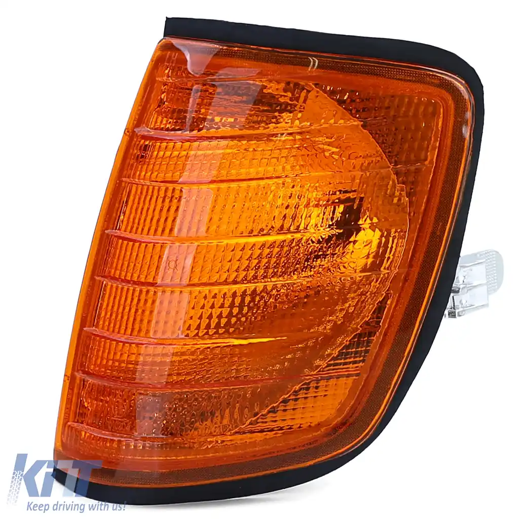 Indicator portocalie stânga potrivit pentru Mercedes W124 Sedan C124 Coupe S124 Estate 85-93-image-6201137