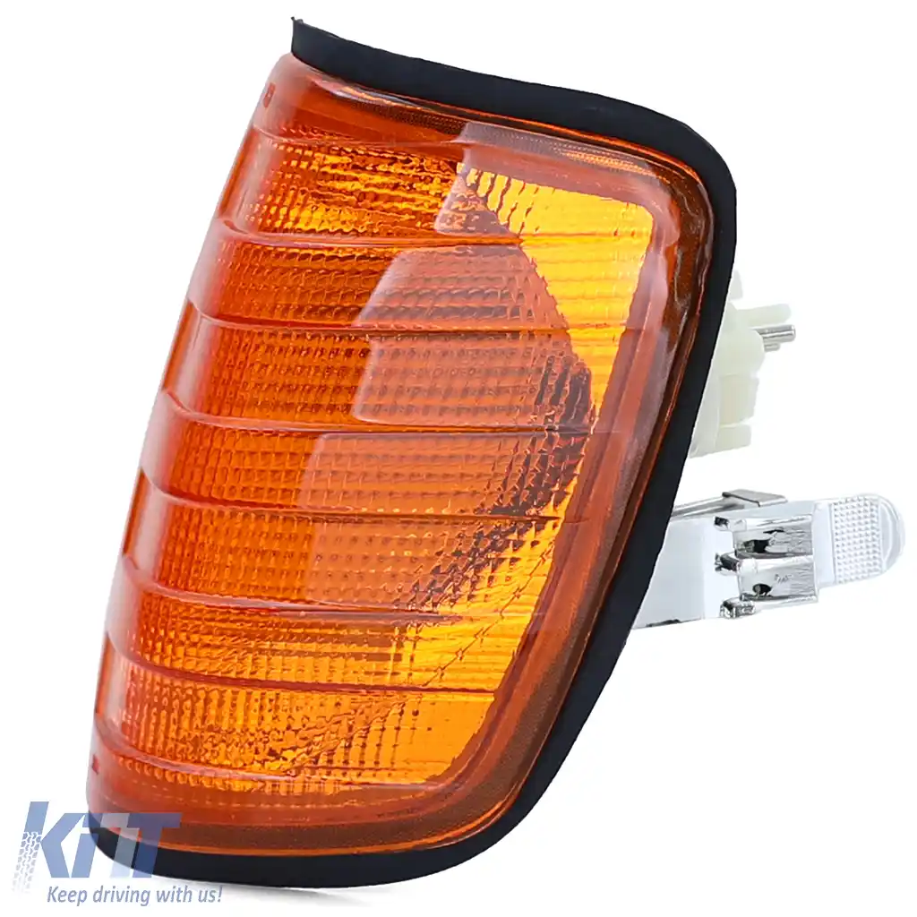 Indicator portocalie stânga potrivit pentru Mercedes W124 Sedan C124 Coupe S124 Estate 85-93-image-6201139