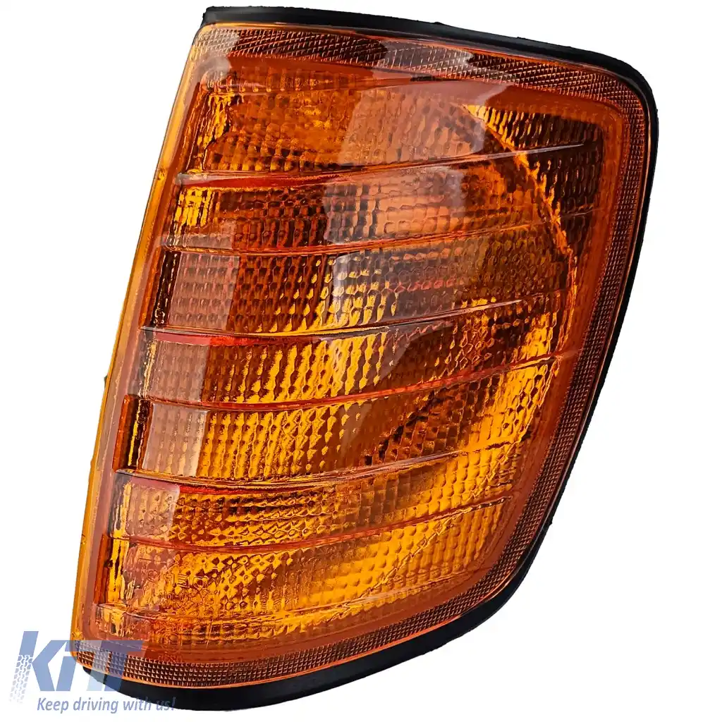 Indicator portocalie stânga suitable for Mercedes W124 Sedan C124 Coupe S124 Wagon 85-93-image-6276546