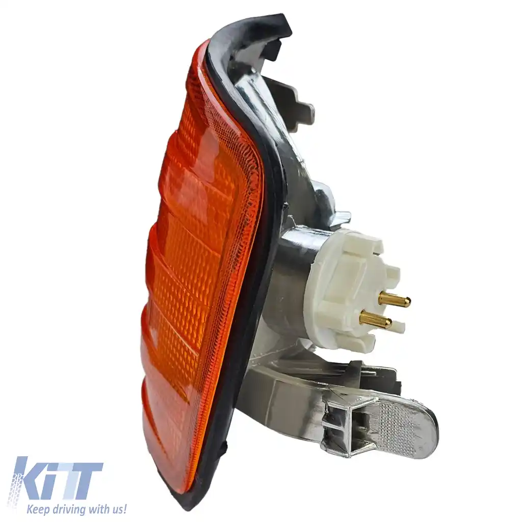 Indicator portocalie stânga suitable for Mercedes W124 Sedan C124 Coupe S124 Wagon 85-93-image-6276547