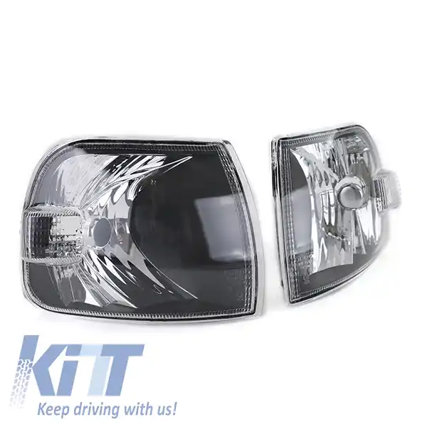 Indicator transparent negru pentru VW Bus T4 Multivan Caravelle din 96-image-6192182