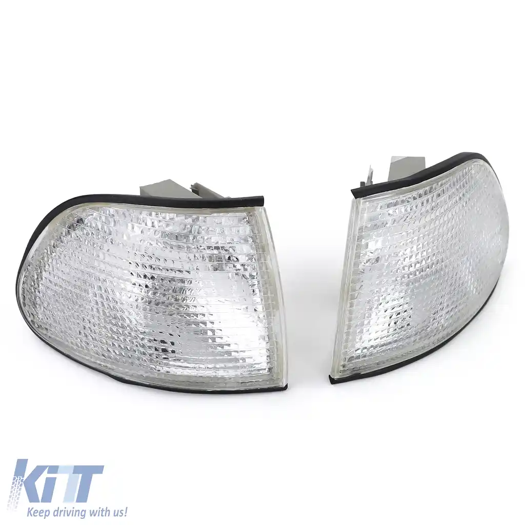 Indicatori albi dreapta + stânga potriviți pentru BMW Seria 7 E38 94-98-image-6194530