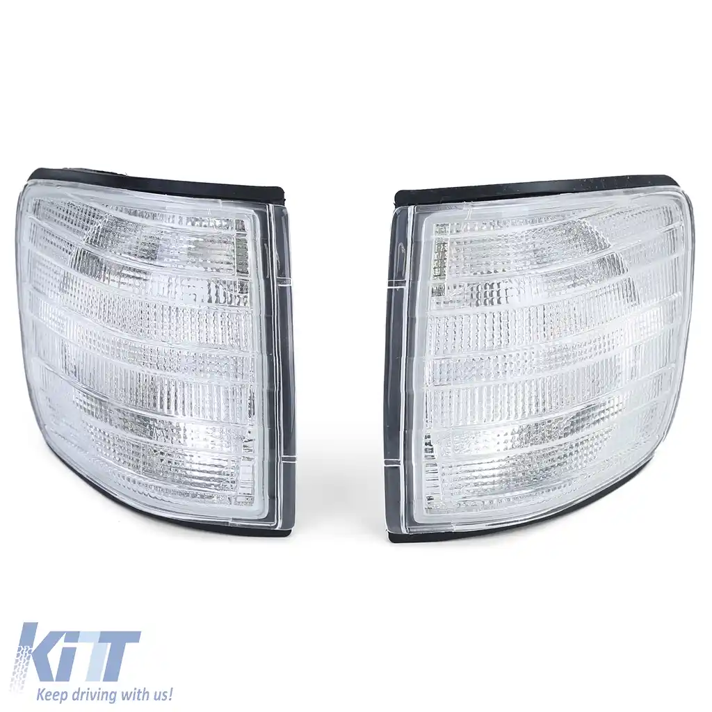 Indicatori albi potriviți pentru Mercedes W126 Coupe SEC 80-91-image-6191447