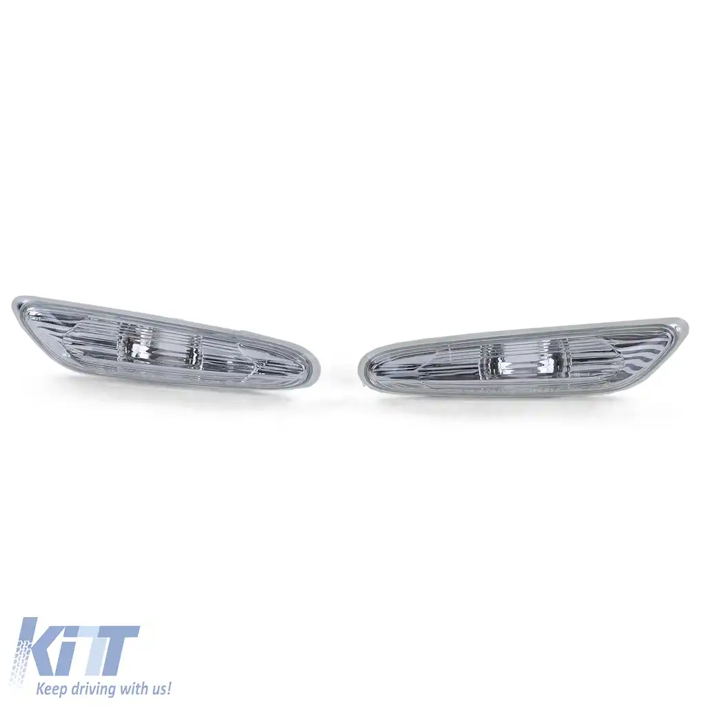 Indicatori laterali albi pereche potriviți pentru BMW X1 E84 din 09 1 Series E81 E87 04-12-image-6257118