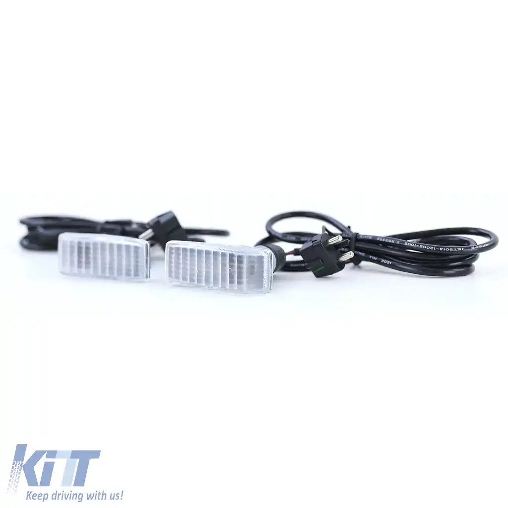 Indicatori laterali albi pereche potrivite pentru Mercedes C-Class W202 SL R129 W140 190 W201-image-6192915