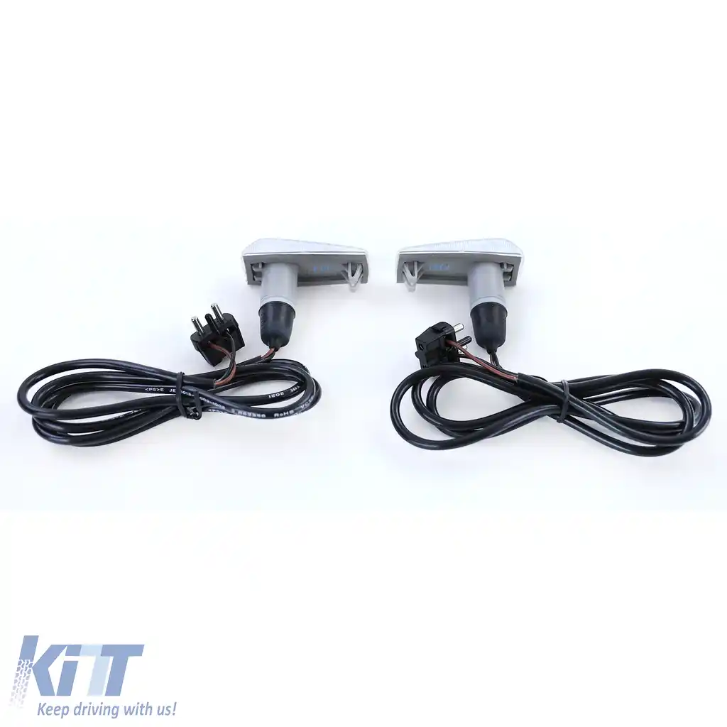 Indicatori laterali albi pereche potrivite pentru Mercedes C-Class W202 SL R129 W140 190 W201-image-6192918