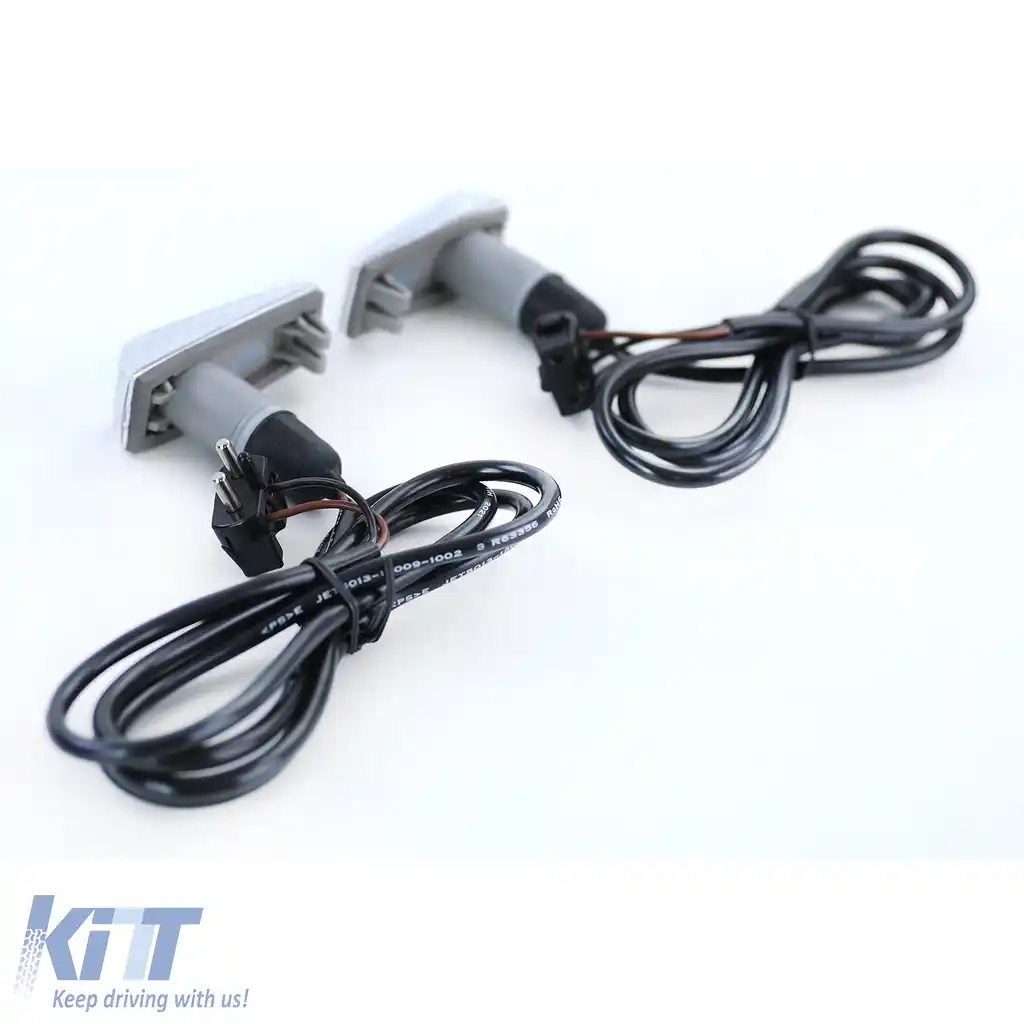 Indicatori laterali albi pereche potrivite pentru Mercedes C-Class W202 SL R129 W140 190 W201-image-6192919
