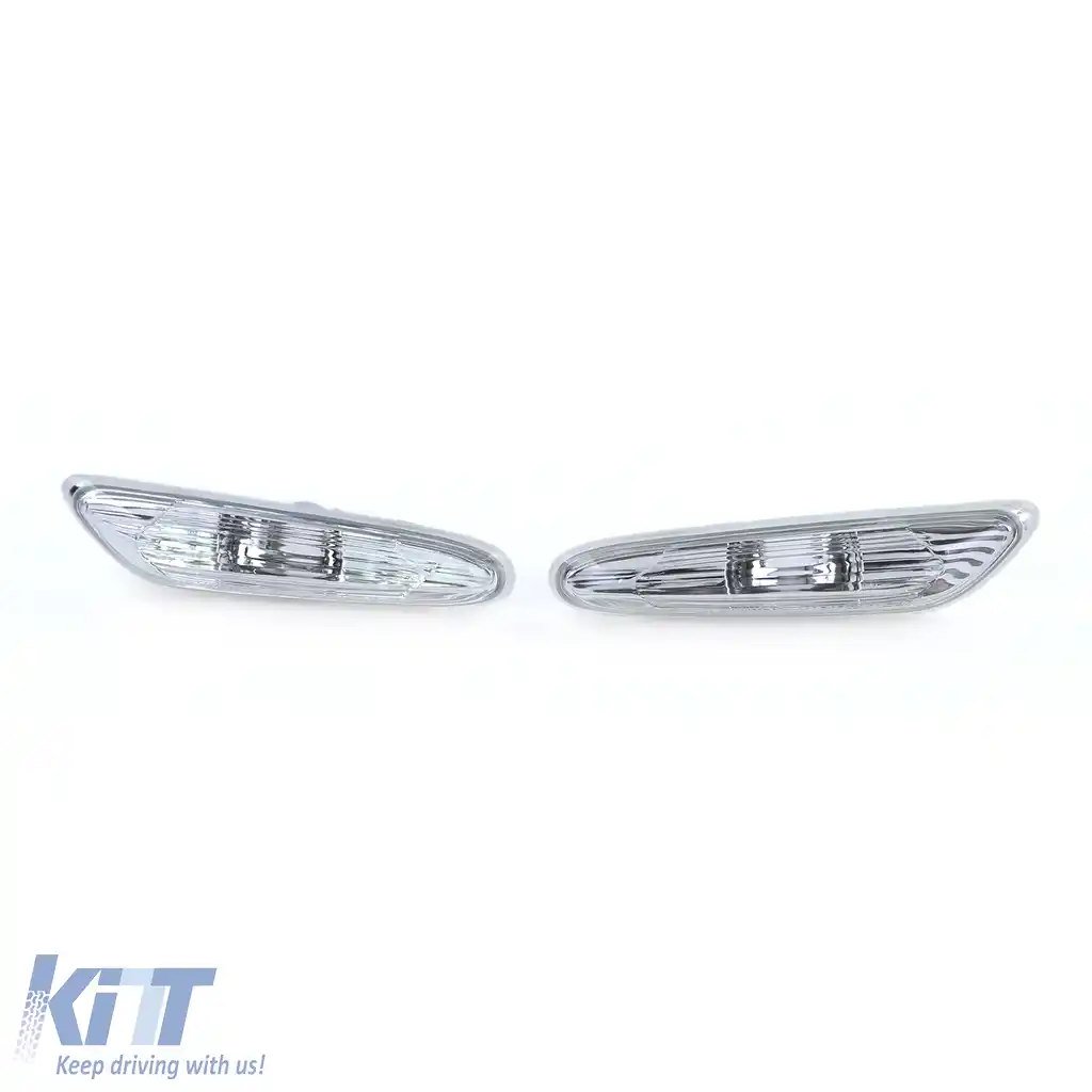 Indicatori laterali albi pereche stânga dreapta potriviți pentru BMW Seria 1 E81 E87 04-12-image-6210217