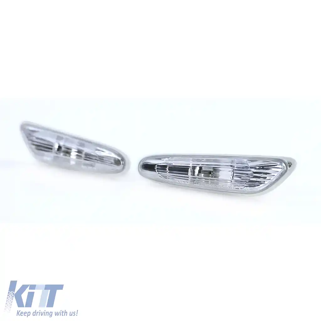 Indicatori laterali albi pereche stânga dreapta potriviți pentru BMW Seria 1 E81 E87 04-12-image-6210218