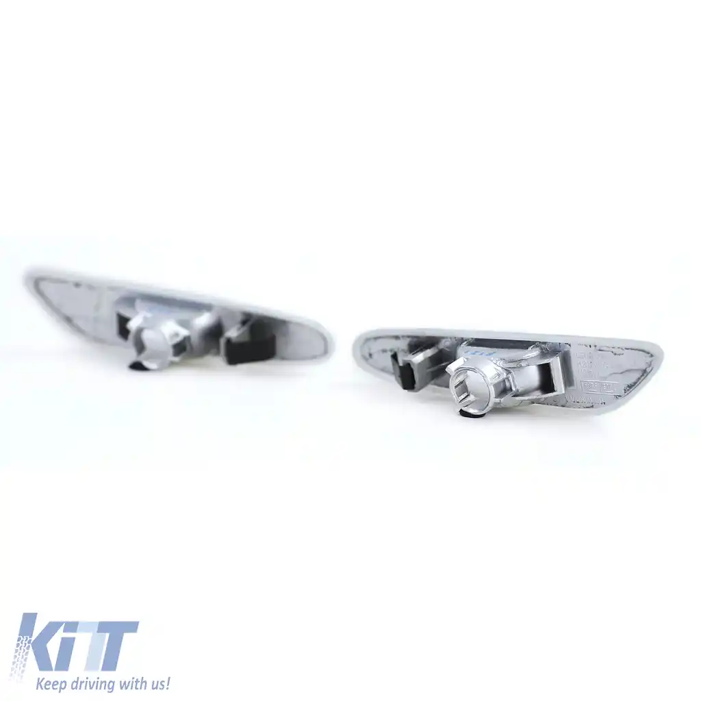 Indicatori laterali albi pereche stânga dreapta potriviți pentru BMW Seria 1 E81 E87 04-12-image-6210223