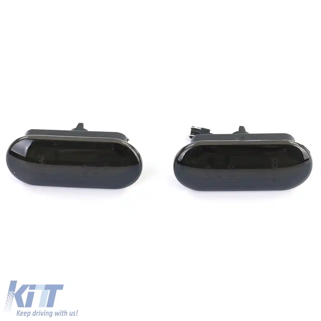 Indicatori laterali cu LED, bară de lumină, negri, potriviți pentru VW Passat 3B 3BG Polo 6N 9N Sharan Vento-image-6328608