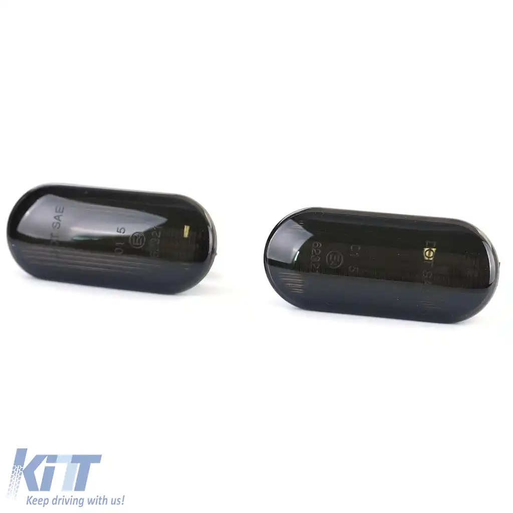 Indicatori laterali cu LED, bară de lumină, negri, potriviți pentru Seat Alhambra Arosa Altea Cordoba Vario-image-6328625