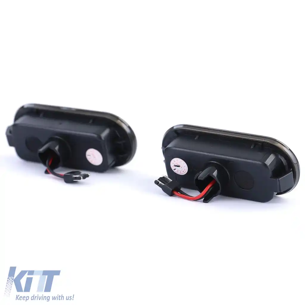 Indicatori laterali cu LED, bară de lumină, negri, potriviți pentru Seat Alhambra Arosa Altea Cordoba Vario-image-6328629