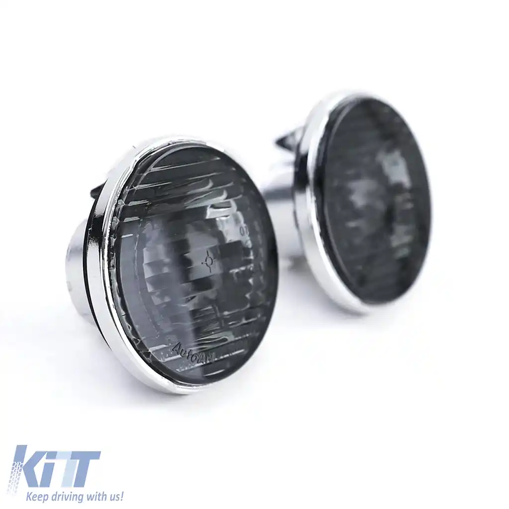 Indicatori laterali din sticlă clară cu fum negru și margine cromată, potriviți pentru Mazda MX5 NA NB 89-05-image-6195934