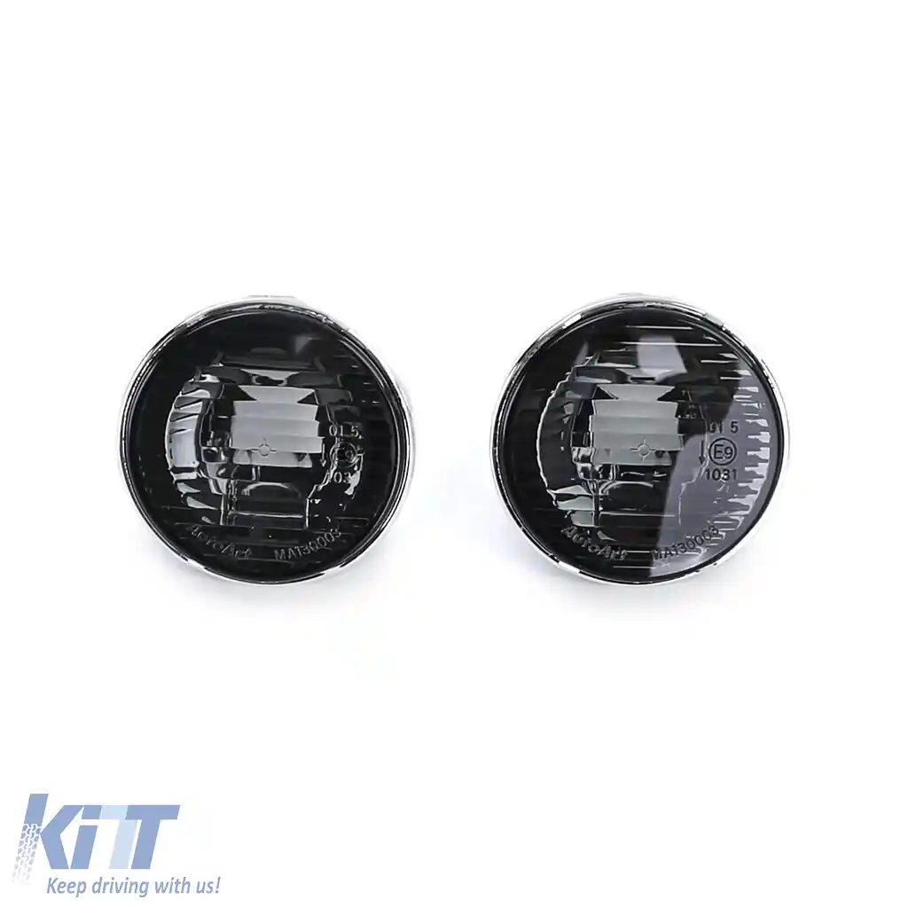 Indicatori laterali din sticlă clară cu fum negru și margine cromată, potriviți pentru Mazda MX5 NA NB 89-05-image-6195935