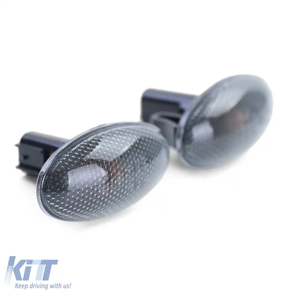 Indicatori laterali fumurii negri pereche potriviți pentru Suzuki Swift Grand Vitara Opel Agila B-image-6199046