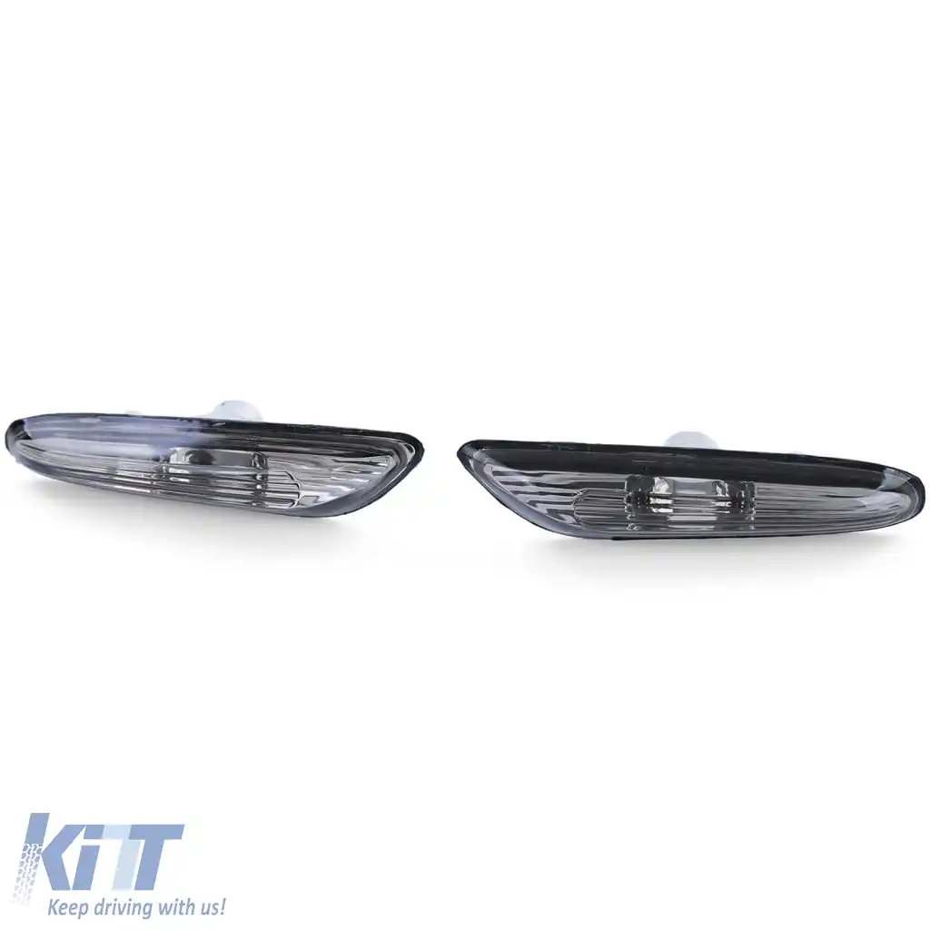 Indicatori laterali fumuriu negru potriviți pentru BMW Seria 3 E46 00-01 Seria 5 E60 E61 X3 E83-image-6261727