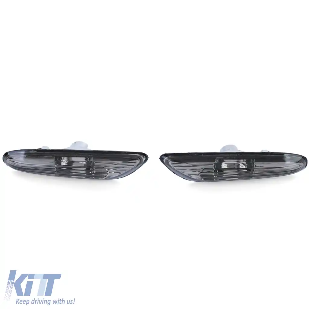 Indicatori laterali fumuriu negru potriviți pentru BMW Seria 3 E46 00-01 Seria 5 E60 E61 X3 E83-image-6261730