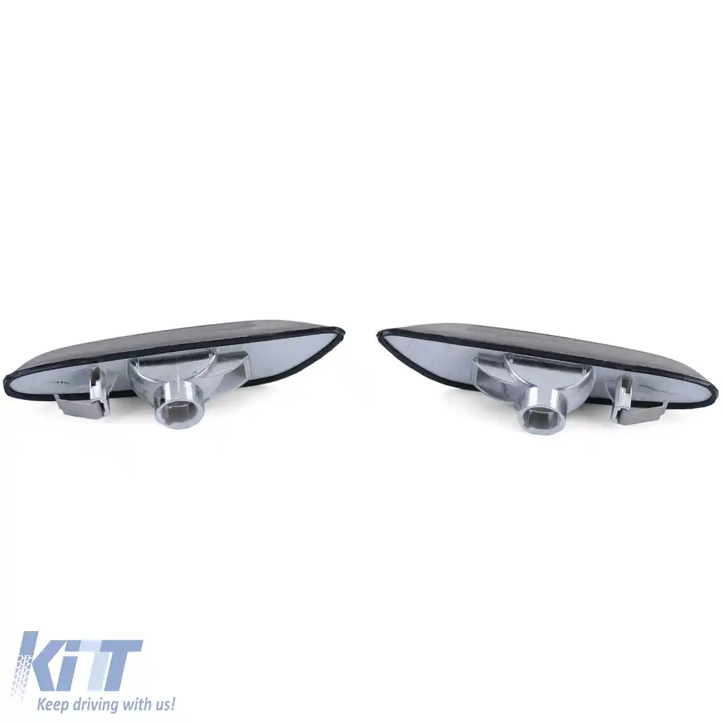 Indicatori laterali fumuriu negru potriviți pentru BMW Seria 3 E46 00-01 Seria 5 E60 E61 X3 E83-image-6261731