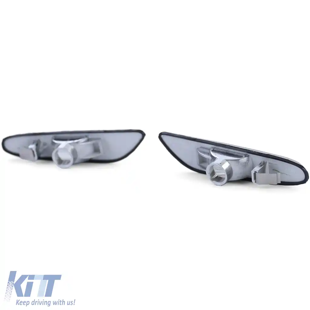 Indicatori laterali fumuriu negru potriviți pentru BMW Seria 3 E46 00-01 Seria 5 E60 E61 X3 E83-image-6261733