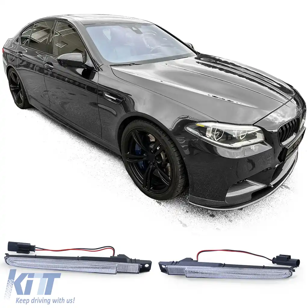 Indicatori laterali LED albi potriviți pentru BMW M Coupe E82 M5 F10 X5M E70 X6M E71