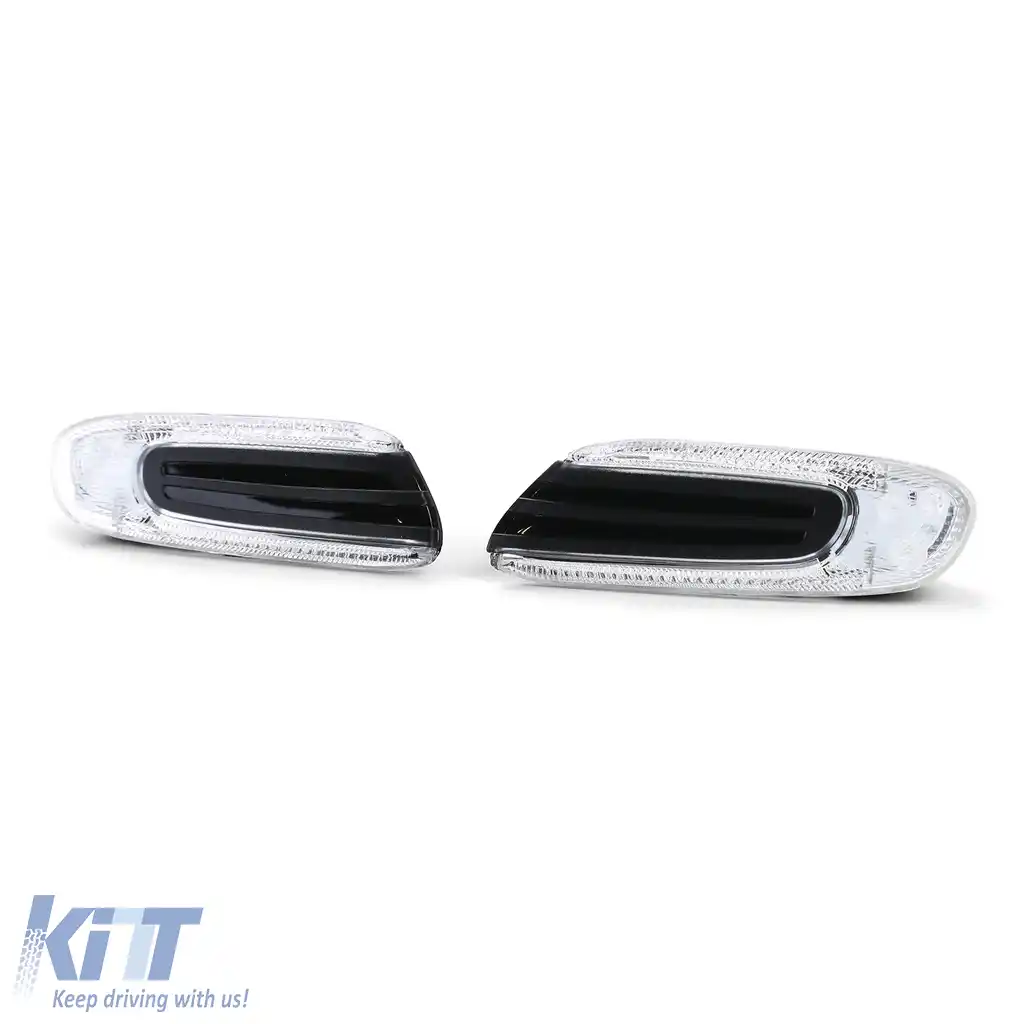 Indicatori laterali LED cu margine neagră, potriviți pentru Mini One Cooper F55 F56 F57 2014-2021-image-6200007