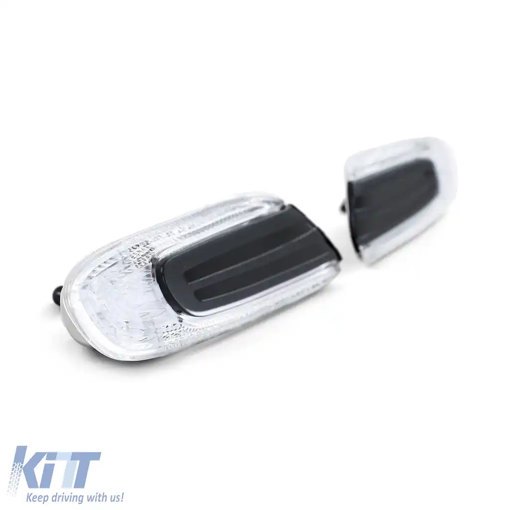 Indicatori laterali LED cu margine neagră, potriviți pentru Mini One Cooper F55 F56 F57 2014-2021-image-6200008