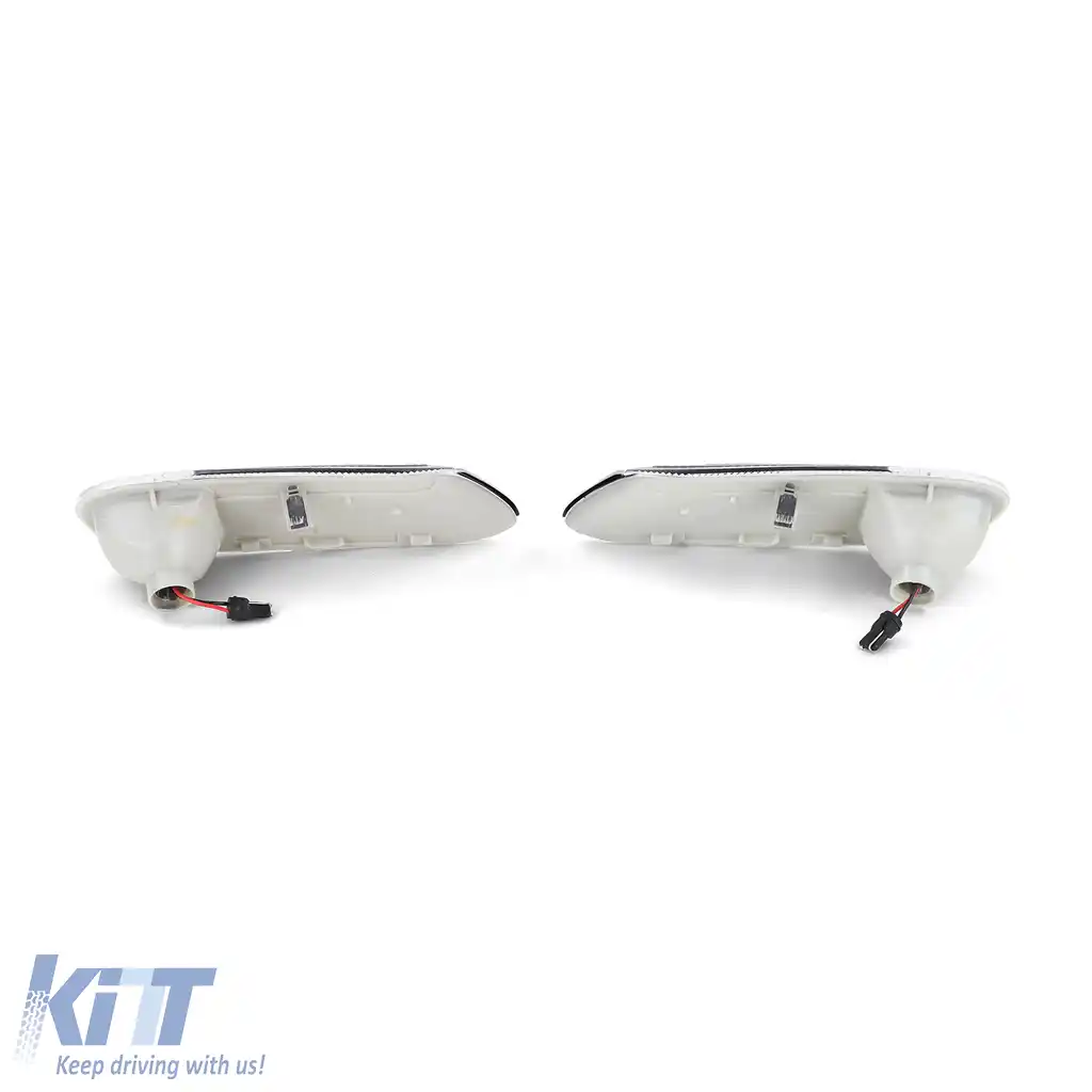 Indicatori laterali LED cu margine neagră, potriviți pentru Mini One Cooper F55 F56 F57 2014-2021-image-6200011