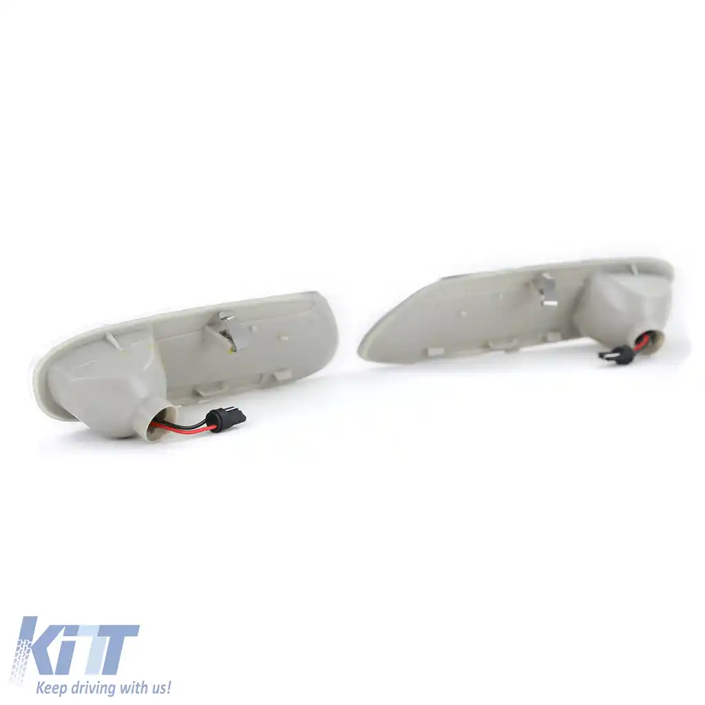 Indicatori laterali LED cu sticlă clară și crom, potriviți pentru Mini One Cooper S F55 F56 F57 2014-2021-image-6204373