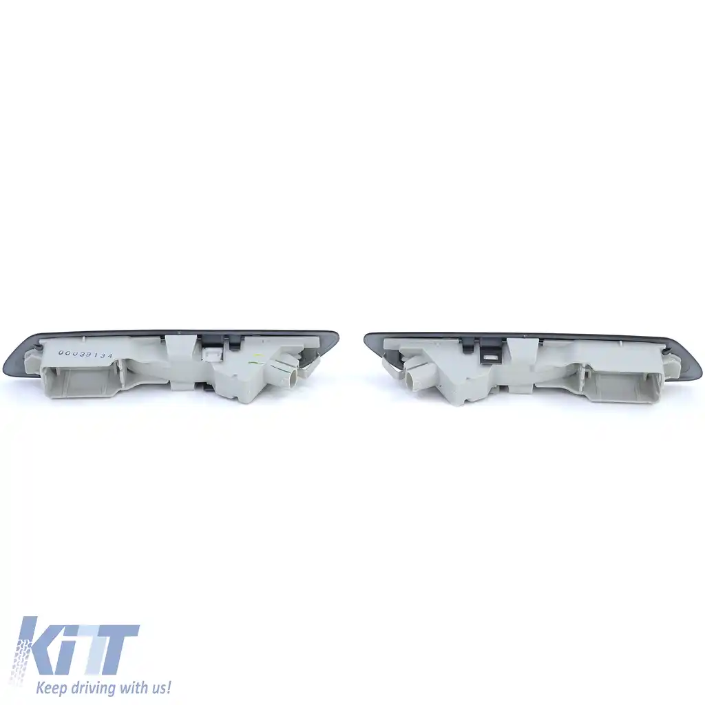 Indicatori laterali LED din sticlă clară cu fum negru, potriviți pentru BMW Seria 5 F10 F11 10-13-image-6196302