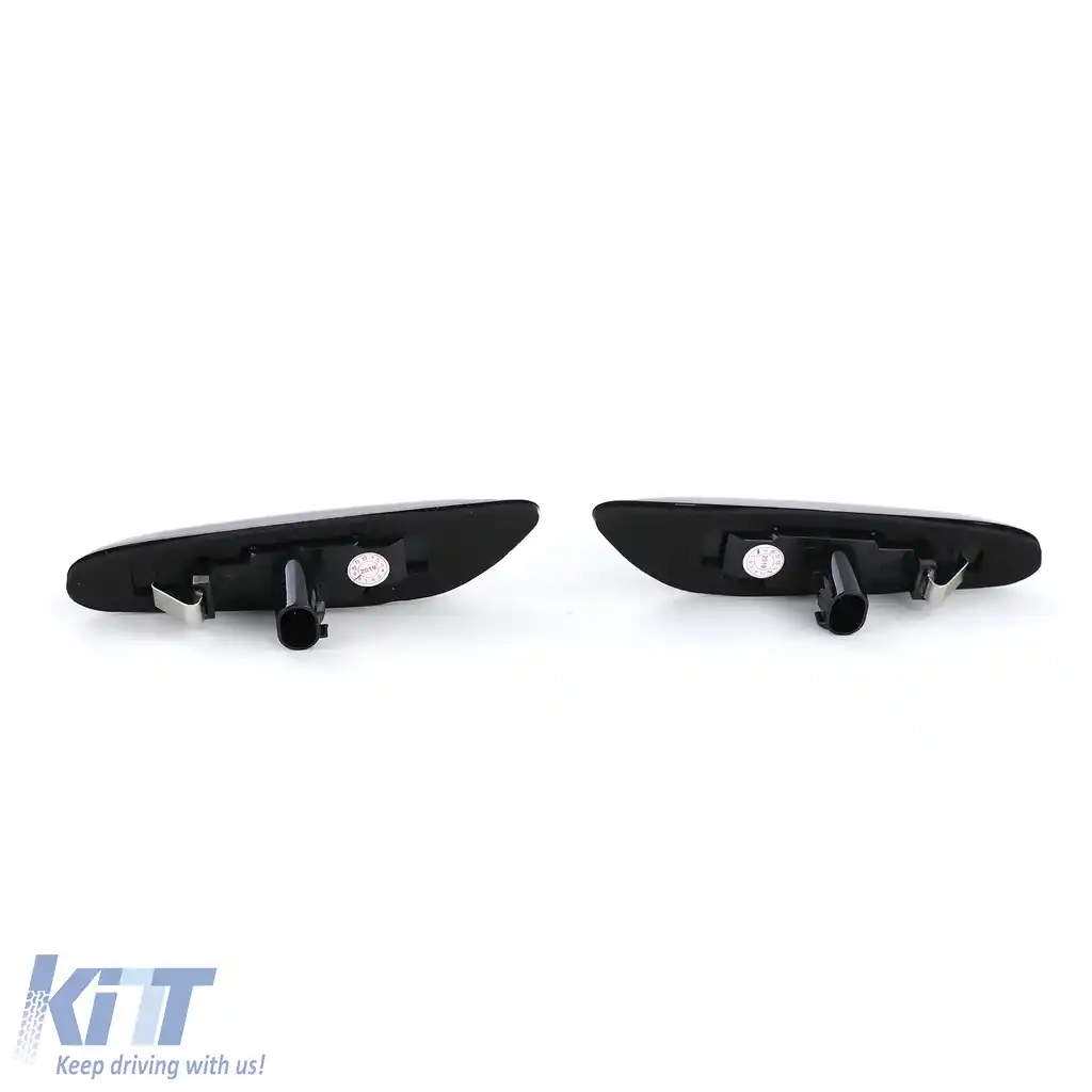 Indicatori laterali LED fumurii negri potriviți pentru BMW Seria 3 E46 01-05 E90 E91 E92 E93-image-6209993